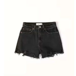 Abercrombie & Fitch Curve Love High Rise Mom Shorts